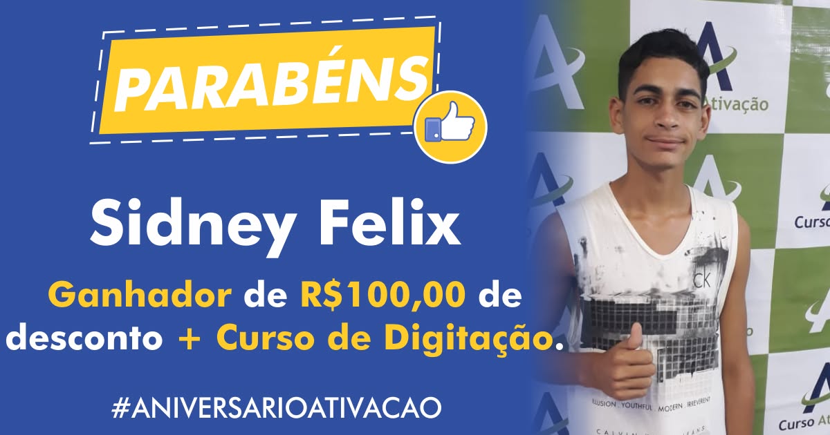 Ganhador 2 - Curso Ativação