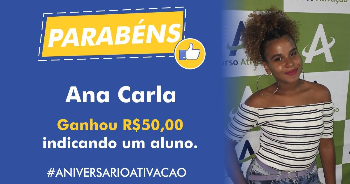 Ganhadora 3 - Curso Ativação